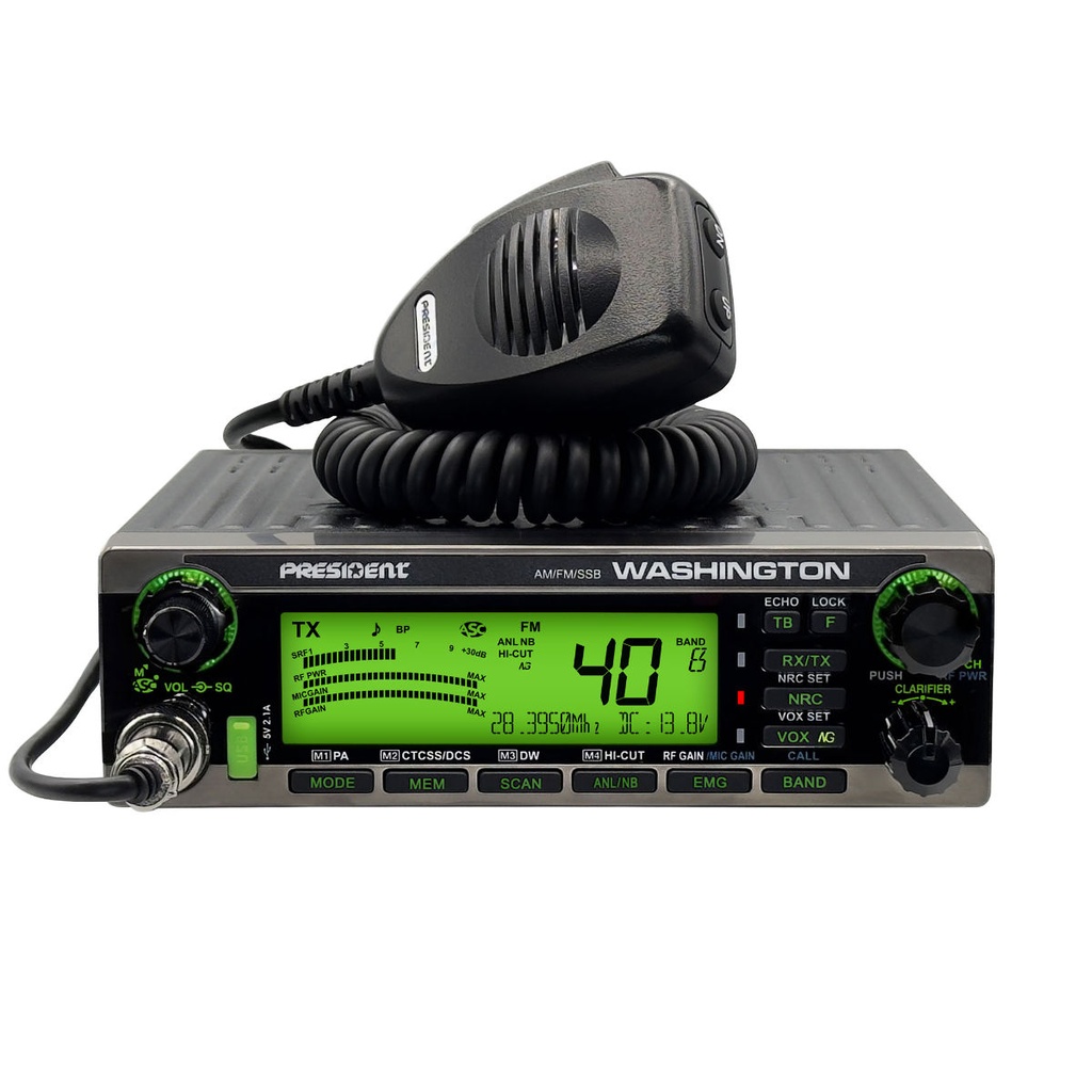 President Washington 10 Meter Radio with AM / FM / SSB